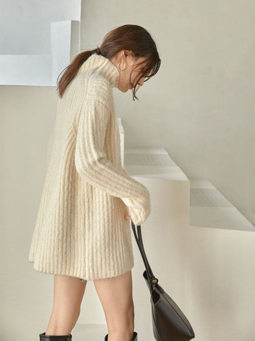 Over size upneck ニット ALL ACYM ONLINE SHOP