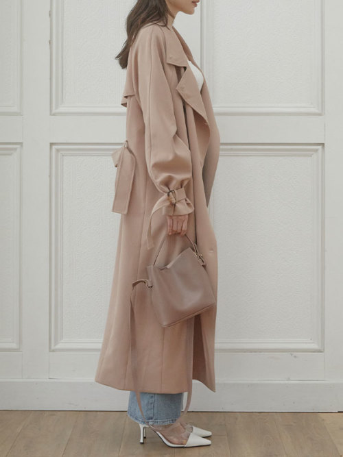 Standcollar 2way trench コート ALL ACYM ONLINE SHOP