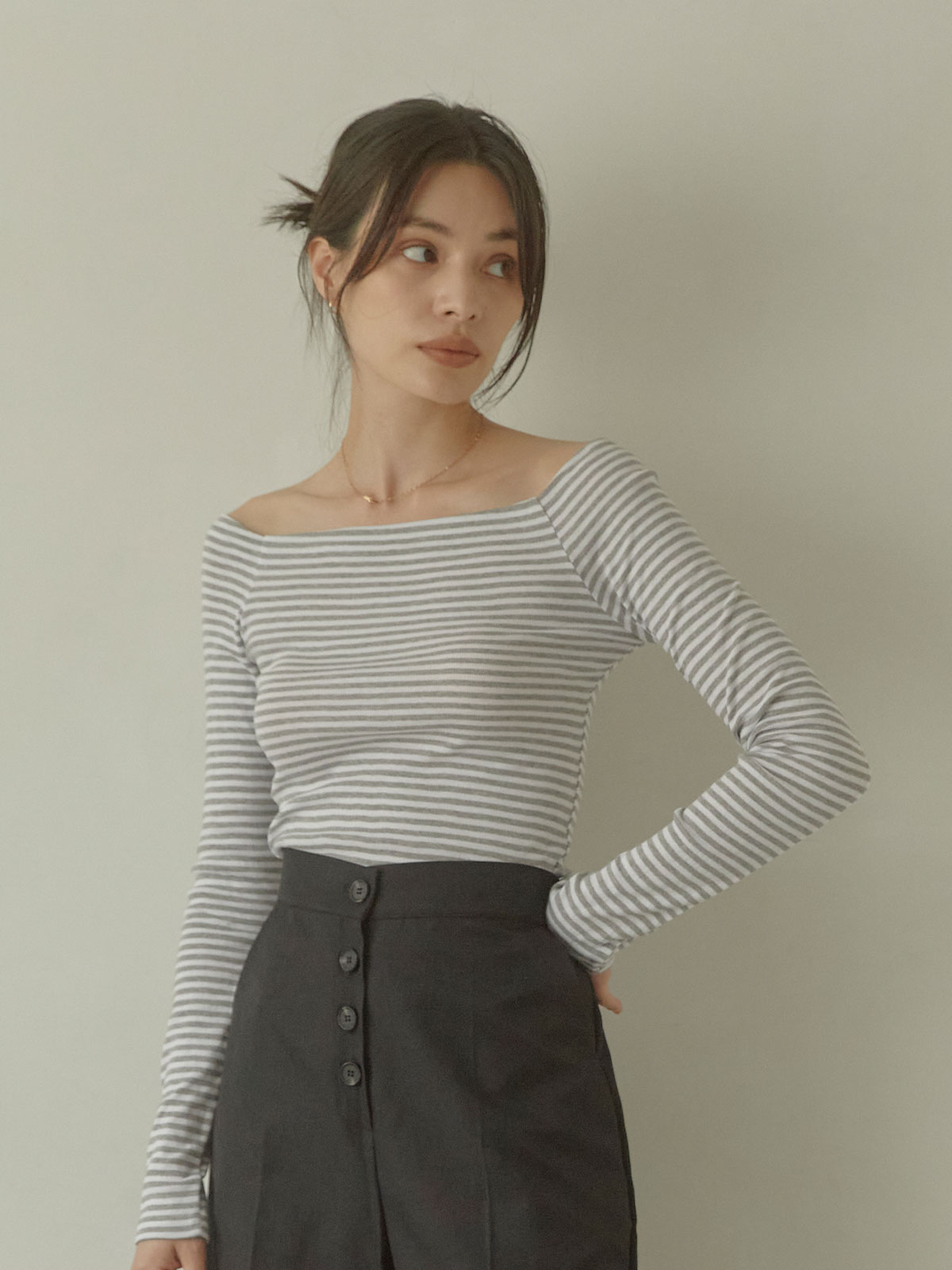 Off shoulder fit トップス ALL ACYM ONLINE SHOP