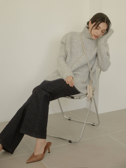 Oversize loose neck ニット ALL ACYM ONLINE SHOP