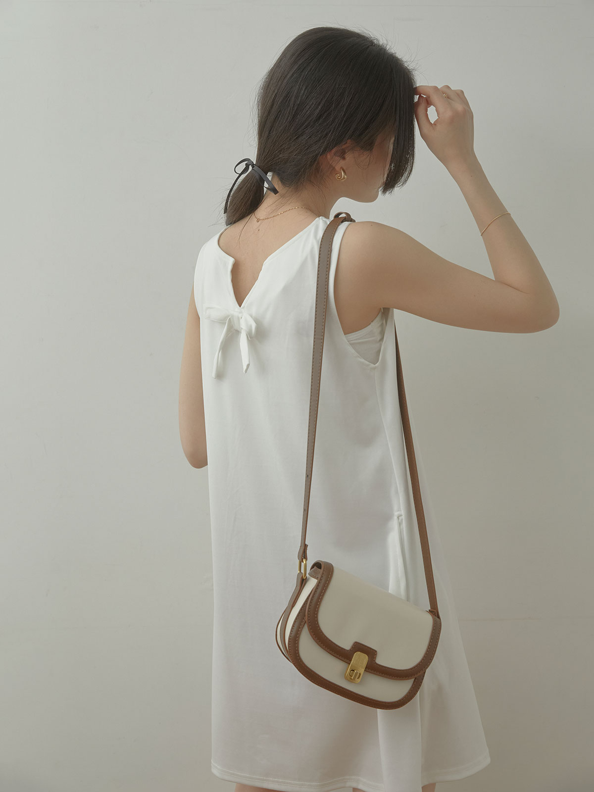 2way tie mini ワンピース ALL ACYM ONLINE SHOP 2way tie mini ワンピース ALL ACYM ONLINE SHOP