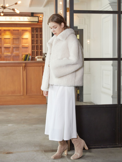 Fluffy boa volume ジャケット ALL ACYM ONLINE SHOP