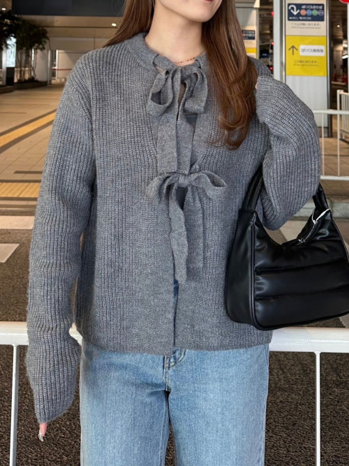 Big ribbon 2way ニット ALL ACYM ONLINE SHOP